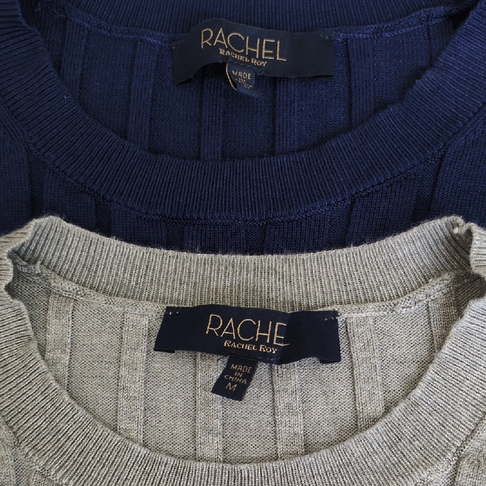 Rachel Roy Ribbed Crewneck Sweater Bundle - Picture 6 of 8